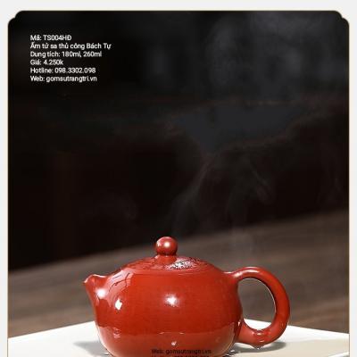 Ấm Tử Sa Thủ Công Bách Tự